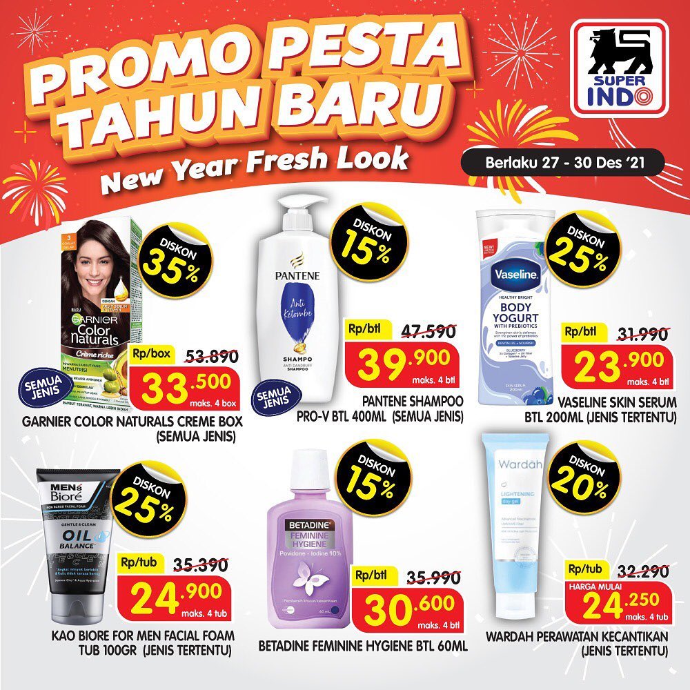 Kris Bee 8 Ribu, Teh Botol 14 Ribu di Katalog Promo Pesta Tahun Baru Periode 27 - 30 Des 2021