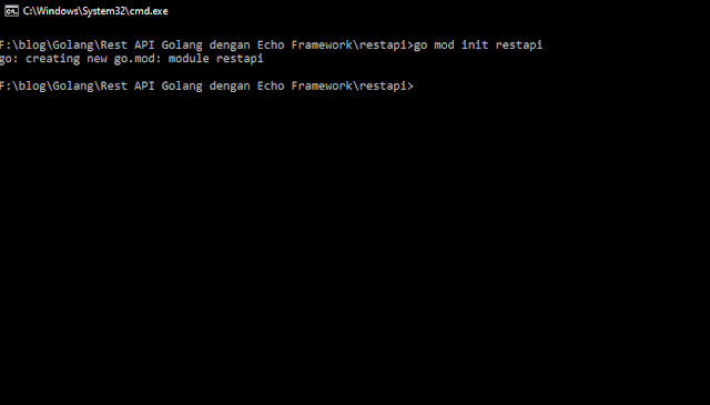 go mod init restapi