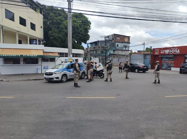 PM deflagra Operação Saturação III em Águas Claras, em Salvador