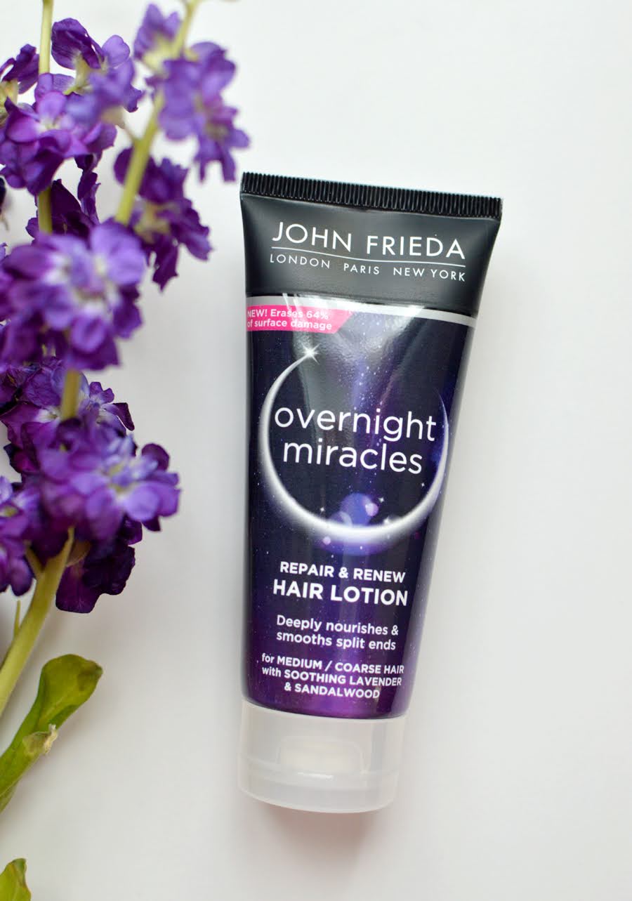 New John Frieda Haircare: Overnight Miracles Hair Lotion