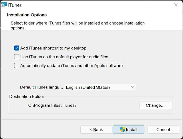 قم بتنزيل وتثبيت برنامج iTunes