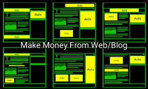 steps to get money online from web blog