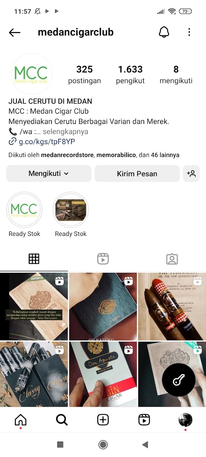 Medan Cigar Club Best Seller Cerutu di Medan. 