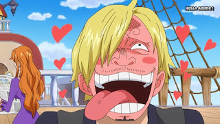 ワンピースアニメ 891話 | ONE PIECE サンジ