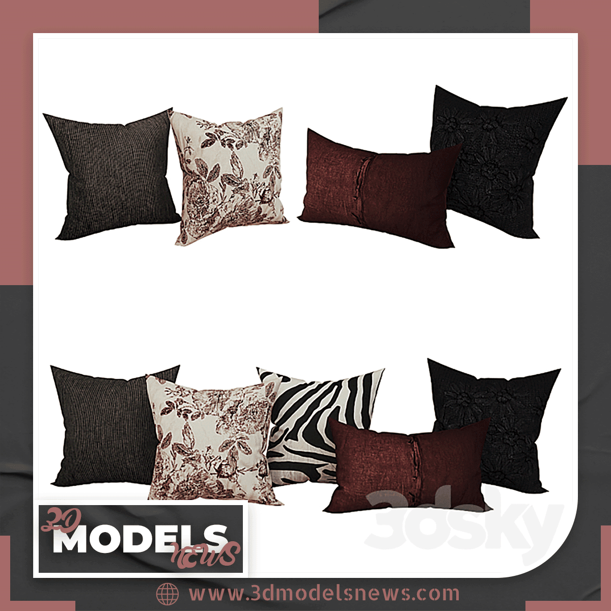 Decorative set pillow model 53