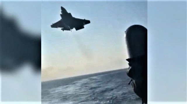 Today leaked footage of fighter jet crashing into South China Sea?