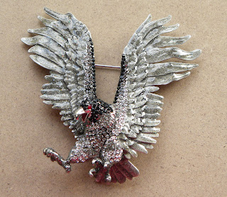 Large eagle brooch by Butler & Wilson