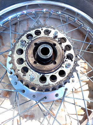 Honda CB500K1 rear wheel bearing