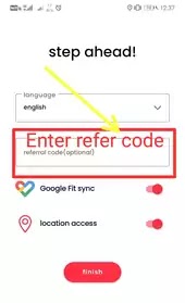 Hav Step Tracker With Reward App Refer Code