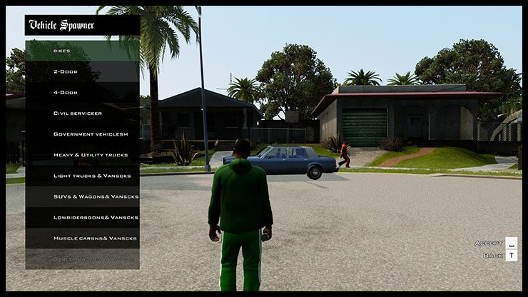 gta San Andreas the definitive edition Cheat Menu Mod Download