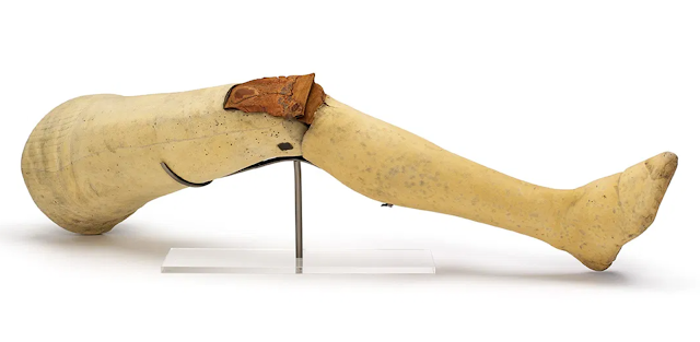 A prosthetic leg made for Henry Paget, via Age of Revolution