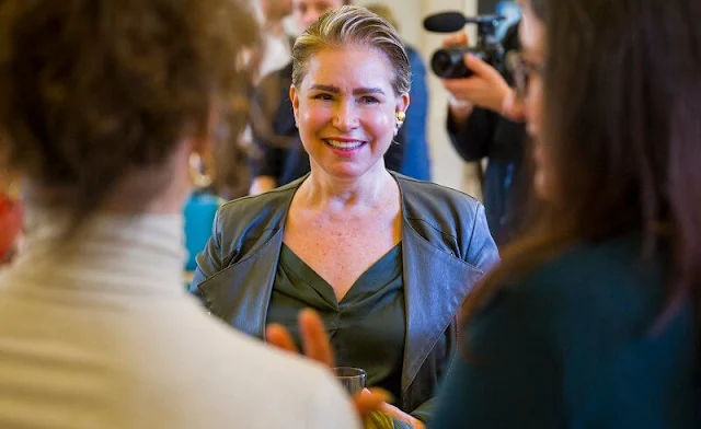 Grand Duchess Maria Teresa attended the opening of the exhibition Ado+Crise)xCrise at the Neumünster Abbey Cultural Exchange Center