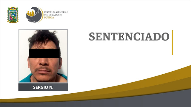 Fiscalía Puebla obtiene sentencia de 42 años de cárcel por feminicidio