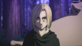 進撃の巨人アニメ 84話 アニ・レオンハート Annie Leonhart | Attack on Titan Season 4 Episode 84