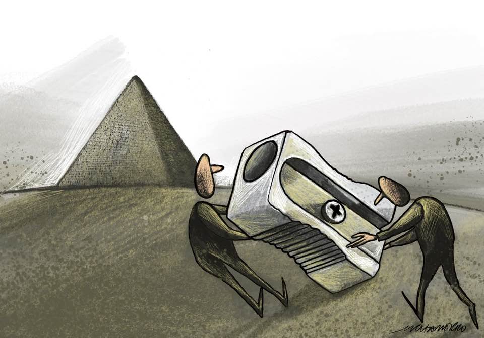 Egypt Cartoon .. Cartoon by Marcelo Chamorro - Ecuador