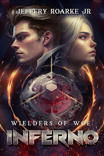 Wielders of Woe: Inferno - A Sci-Fi Epic. Prince Halcion Skyborn, stripped of his fire magic and exiled, stands defiant amidst the desolate Ashlands of Asha. A cosmic war threatens the Empire, and Halcion must regain his power, uncover ancient secrets, and find allies to save his world. Will he rise from the ashes to become the hero the Empire needs?