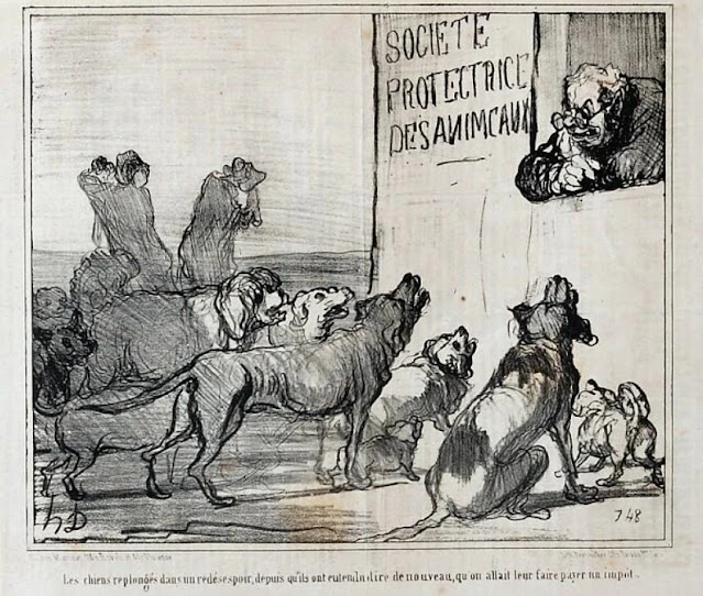 HONORÉ DAUMIER Y LOS PERROS