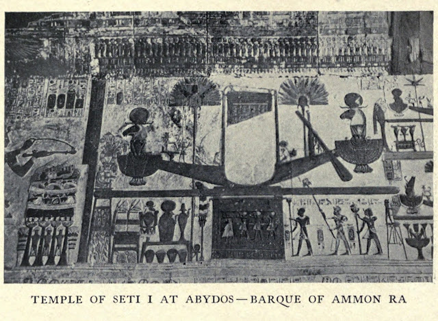 معبد ستي الأول في أبيدوس - سفينة آمون رع