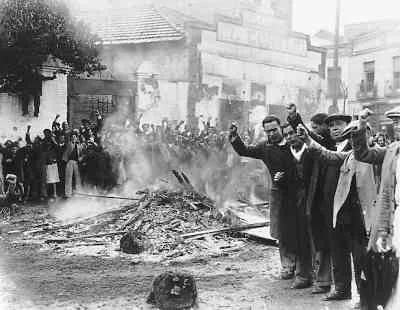 Represión republicana: Asalto a la sede de Acción Popular en Vallecas