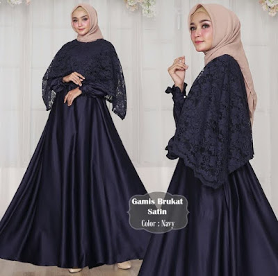 Model Gaun Pesta Muslim Modern Sifon dan Taff √45+ Model Gaun Pesta Muslim Modern Sifon dan Taff Terbaru 2022