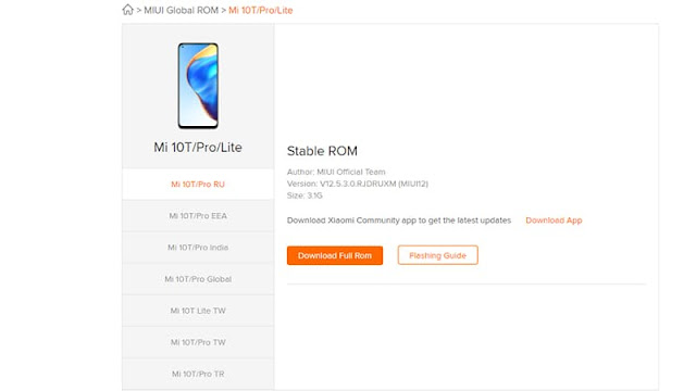 MIUI Stable ROM download