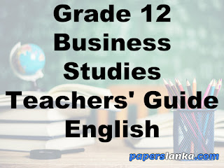 Grade 12 School Business Studies Teachers Guide English Medium New Syllabus