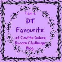 I Won a DT Favourite at Crafts Galore Encore