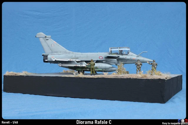 Diorama pour un Rafale C.