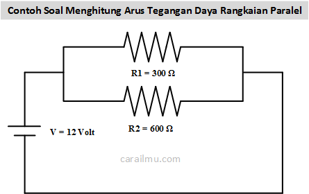 contoh soal rangkaian listrik paralel