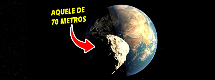 atualização sobre risco de colisão do asteroide 2022 AE1