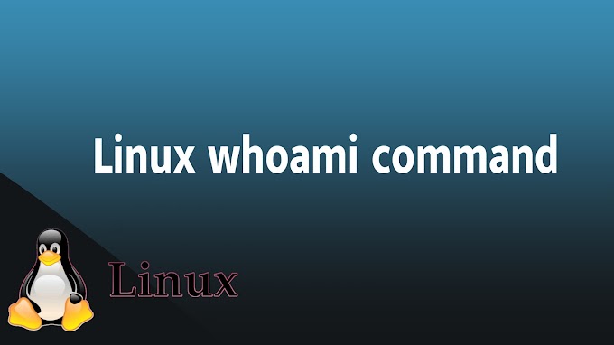 Linux whoami command