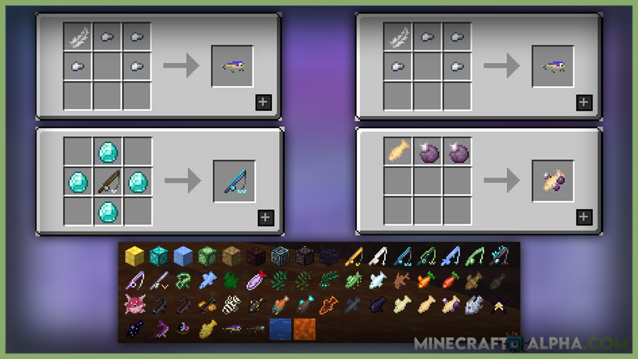 Go Fish Mod For 1.17.1 (Fish Variations And Tools)