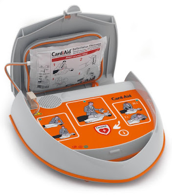 What is a defibrillator used for