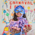 Carnaval com as crianças da Casa Messe de Amor e Rosa Menina é festejado com equipe da Prefeitura de Juazeiro