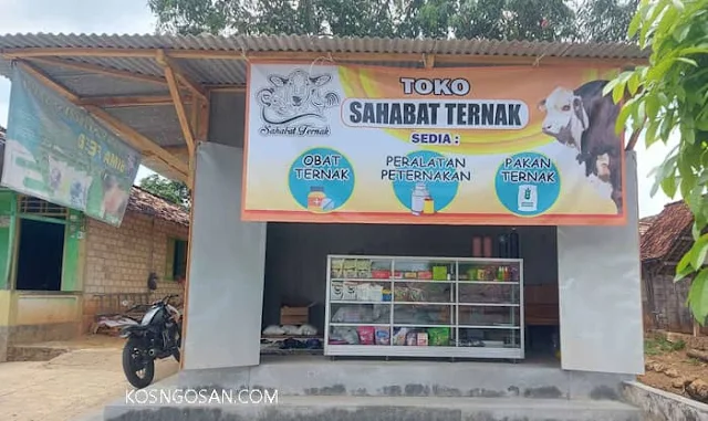 desain toko pakan ternak