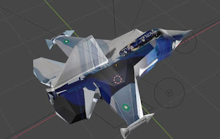 F16 fighter jet 3d Model blender