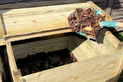 After the composting pile is set up, you need to check it every two days. If it has some moisture? and turn it upside down, inside out to give the bacteria some oxygen.