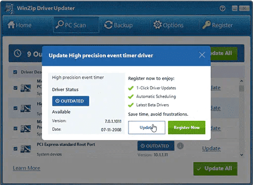 Windows 11&10 Bilgisayarlar için Ücretsiz WinZip Driver Updater İndir