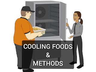 cooling foods methods blast chiller ice safety