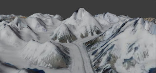 K2 mountain low poly free 3d models fbx obj blend