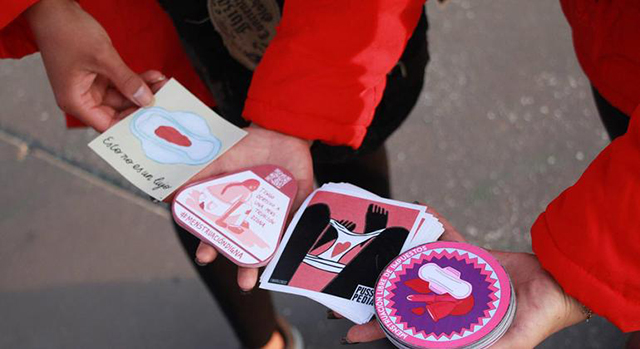 Las mujeres y niñas de México salen a la calle para pedir la eliminiación de las tasas de los productos de higiene íntima. Nora Hinojo