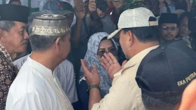 Kunjungi Korban Marapi, Prabowo Disambut Teriakan Presiden hingga Pak Gemoy