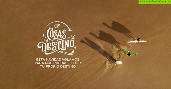 Binter lanza su spot de navidad dedicado a La Palma