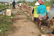 Peningkatan Sarana Dan Prasarana, Desa Baderan Laksanakan Pembangunan TPT