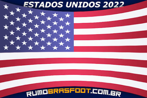 Patch dos Estados Unidos 2022 com 76 times para Brasfoot - Rumo