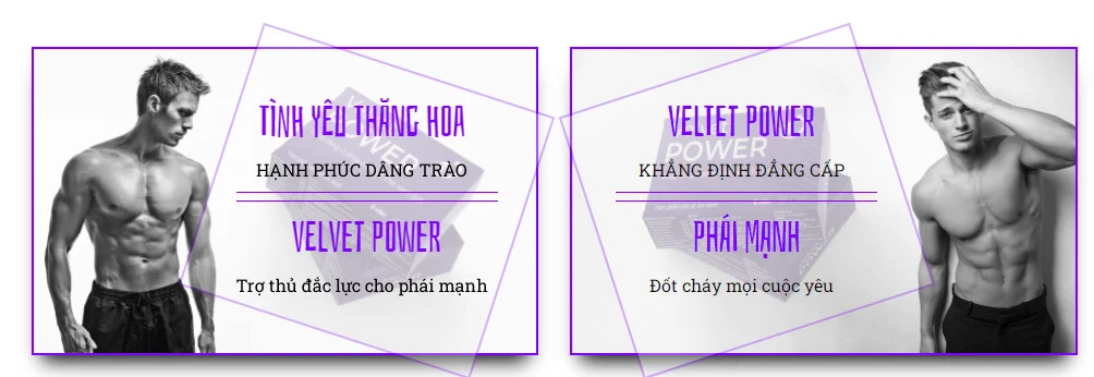 thuốc tăng cường sinh lý nam Velvet Power 1H