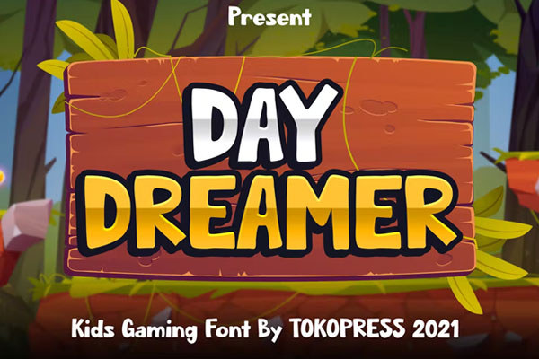 Daydreamer - Kids Gaming font