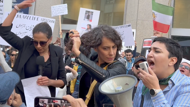 22-year-old Mahsa Amini’s death sparked outrage in Ottawa’s Iranian community with one woman cutting off portions of her hair in front of hundreds of demonstrators during a downtown rally.