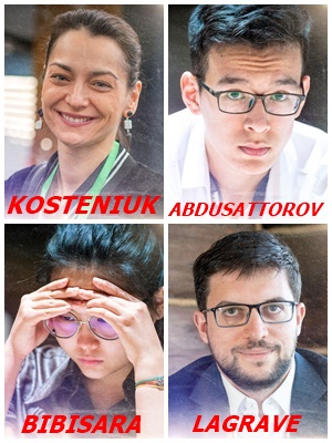 Campeonato Mundial de Rápido - dia 03: Abdusattorov e Kosteniuk