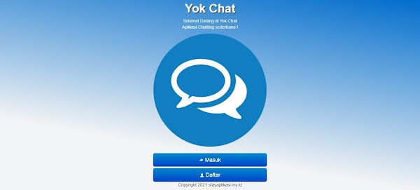 Aplikasi chatting berbasis php mysql